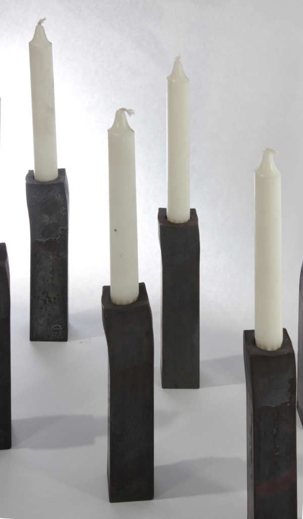 kerzenleuchter, geschmiedet