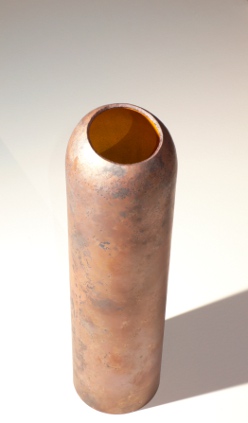 vase stahl gelb